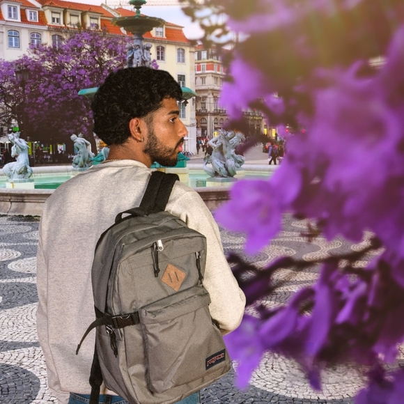 JANSPORT Main Campus Backpack - Gray - Picture 4 of 5